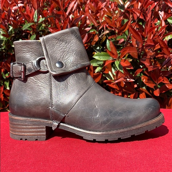 Jafa 492 Graphite Cuffed Ankle Boots Size 38 - Picture 4 of 10